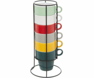 Dekoracja domu Bytové dekorace Sada 6 hrnků Colorama 260 ml