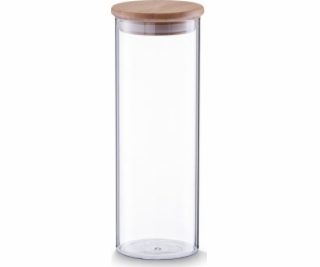 Zeller Zeller, Skleněná nádoba s bambusovým víkem, 1600 ml