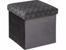 Atmosphera Puf Liam Velvet šedý 38x38 cm