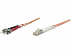 Intellinet Network Solutions Optický patchcord, LC-ST duplexní 3m 50/125 OM2 multimode (470421)
