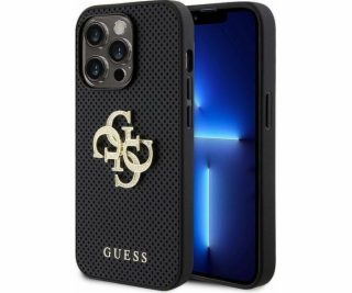 Guess Guess GUHCP15LPSP4LGK Pevný kožený kryt pro iPhone ...