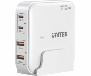 Unitek P1228A Nabíječka 2x USB-A 2x USB-C 5A (P1228AWH01-EU)