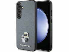 Karl Lagerfeld KARL LAGERFELD SAM S24+ SAFFIANO KC PIN KLHCS24MPSAKCMPG ŠEDÁ