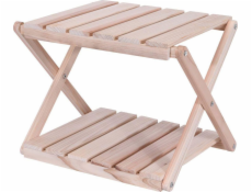 Home Styling Collection Kolekce stylingu pro domácnost Skládací stůl DŘEVĚNÝ nízký stojan na květiny stojan na květináče