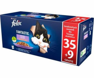 Felix Felix v želé MASOVÁ SMĚS sáček 44x85g