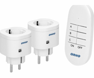 Orno ORNO SADA 2 ZÁSUVEK + DÁLKOVÝ OVLADAČ OR-GB-439(GS)