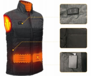 Mozos Vyhřívaná elektrická vesta HV2, unisex, velikost S,...
