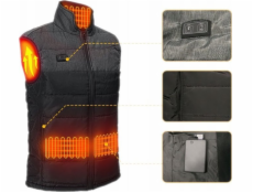 Mozos Vyhřívaná elektrická vesta HV2, unisex, velikost S, černá