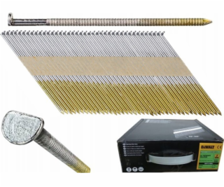 Dewalt Negalvanizované hřebíky tvaru prstence 34°; 2,8x50...