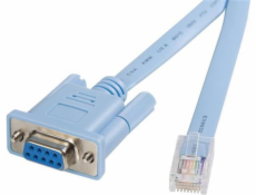 StarTech Kabel StarTech RJ-45 na DB9 Cisco 1,8 m M/F Modrý
