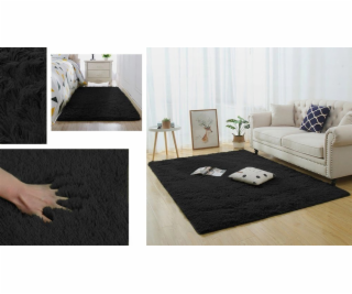 Strado Koberec Shaggy Strado 160x200 BlackSky do obývacíh...