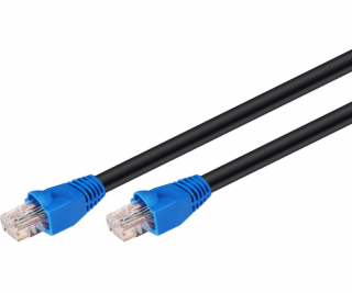 Goobay Venkovní patch kabel U/UTP kat. 6 CCA černá 75m (9...