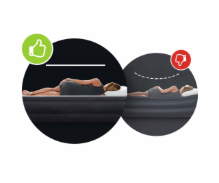 Intex Cestovní matrace Dura-Beam Pillow Rest Classic Twin...