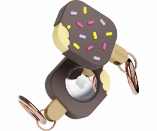 Elago Pouzdro na zmrzlinu AirTag - hnědé pouzdro AirTag -...