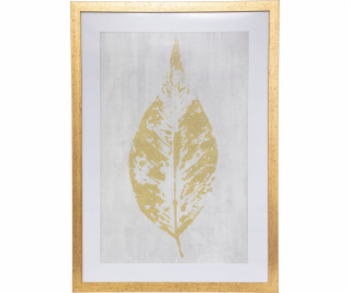 Atmosphera Plakát v dřevěném rámu LEAF, 50 x 70 cm
