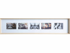 Atmosphera Frame AXEL 5-fotorámek, 22 x 97 cm, béžový