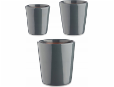 Ibergarden Sada keramických květináčů CONICAL, 3 kusy