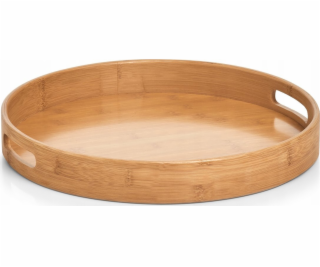 Zeller Servírovací podnos kulatý, O 38 cm, bambus, ZELLER