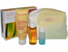 Clarins SADA CLARINS (ČISTICÍ PĚNA 125 ML + MLÉKO 50 ML + EXPRESS OČNÍ BALZAM 30 ML + KOSMETICKÁ TAŠKA)