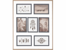 Atmosphera Fotorámeček Frame, sklo, 7 prvků, dřevěný rám, Atmosphera