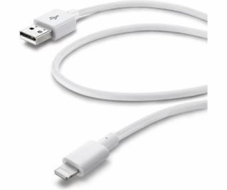 Cellular Line Kabel USB-A pro mobilní telefony - 1 m bílý...