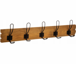 Atmosphera Nástěnný věšák LOFT, 5 kovových háčků