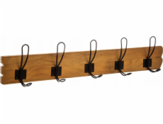 Atmosphera Nástěnný věšák LOFT, 5 kovových háčků