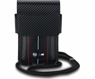 BMW BMW BMPSP15XMSCAKR Peněženka Carbon Red Stripes Black