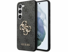 Guess Guess GUHCS23FE4GMGGR S23 FE S711 šedé/šedé pevné pouzdro 4G Big Metal Logo