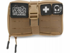 OFFLANDER Taktická brašna MOLLE se suchým zipem pro powerbanku a kabely, khaki