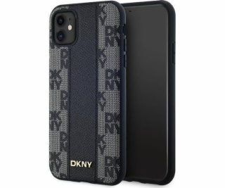 DKNY Kožený kryt DKNY MagSafe s jednobarevným kostkovaným...