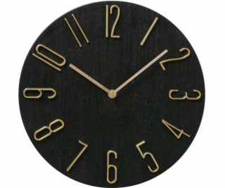 Boltze Hodiny černé loftové TEMPO, O 30 cm