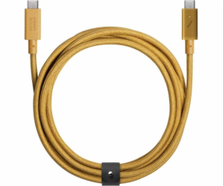 Native Union Kabel USB-C - USB-C, 2,4 m, zlatý (BELT-PRO2...