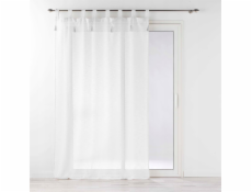 Douceur d`Interieur Vnitřní závěs s ozdobnými bambulkami DALILA, 140 x 240 cm