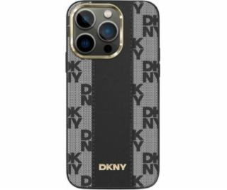 DKNY Kožený kryt DKNY MagSafe s jednobarevným kostkovaným...