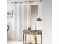 Douceur d`Interieur Interiérový závěs s očky HELIOS, 140 x 240 cm, barva lnu