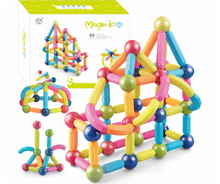 Egaleco L73G MAGNETICKÉ BLOKY VELKÉ 84 KS BAREVNÉ