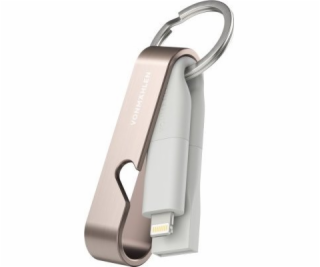 Vonmählen High Six USB adaptér - nabíjecí kabel 6v1 - růž...