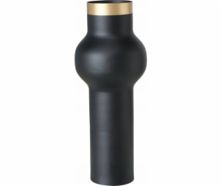 Boltze Váza Black VARNJO se zlatou dekorací, 30 cm