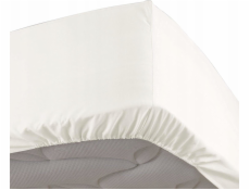 Douceur d`Interieur Interiérový design Napínací prostěradlo 160 x 200 cm, barva slonové kosti