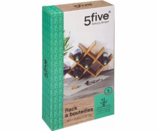 5five Bambusový stojan na víno 8 lahví, 5five Simple Smart