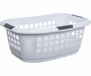 5five Plastový koš na prádlo, bílý, 51 l