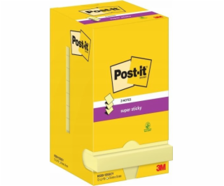 3M 3M Z-Notes, Čtvercový, Žlutý, Papír, 76 mm, 76 mm, 90 ...