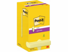 3M 3M Z-Notes, Čtvercový, Žlutý, Papír, 76 mm, 76 mm, 90 listů