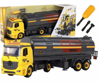 LeanToys DIY Tanker šroubuje a odšroubovává žluté světýlk...