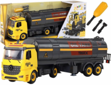 LeanToys DIY Tanker šroubuje a odšroubovává žluté světýlka zvuk