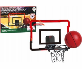 LeanToys Basketbalový koš pro děti, sada míčů na desku a ...