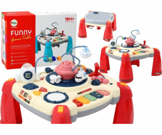 LeanToys Interaktivní vzdělávací stůl Dětský panel Piano ...