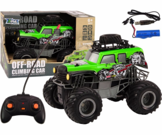 LeanToys auto na dálkové ovládání RC terénní 1:16 zelené