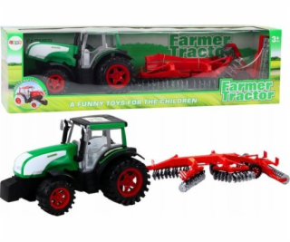 LeanToys Traktor Traktor s přívěsem Zemědělský stroj Stru...